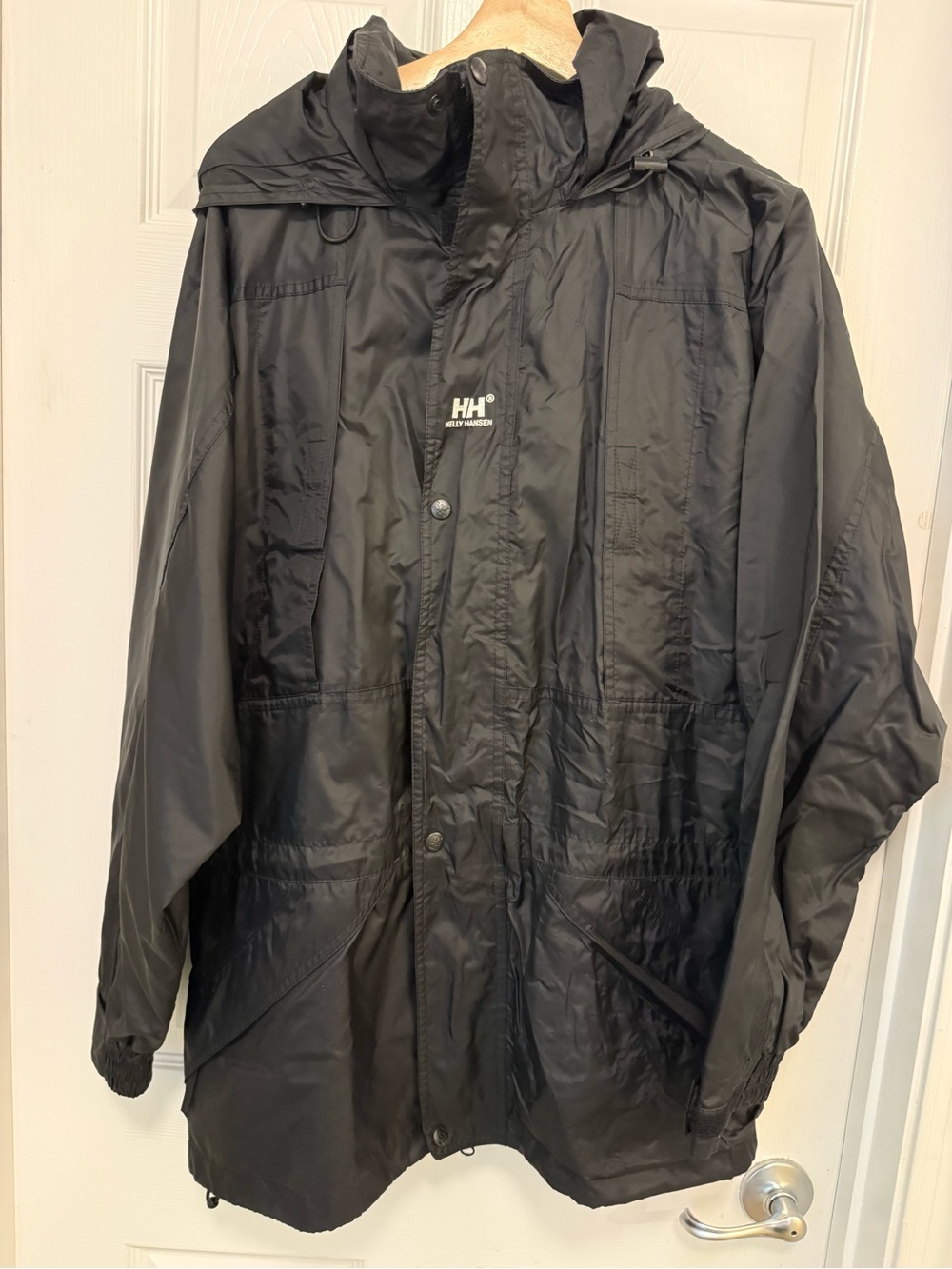 GUC Vintage 1990s Helly Hansen Classic Packable Rain Jacket